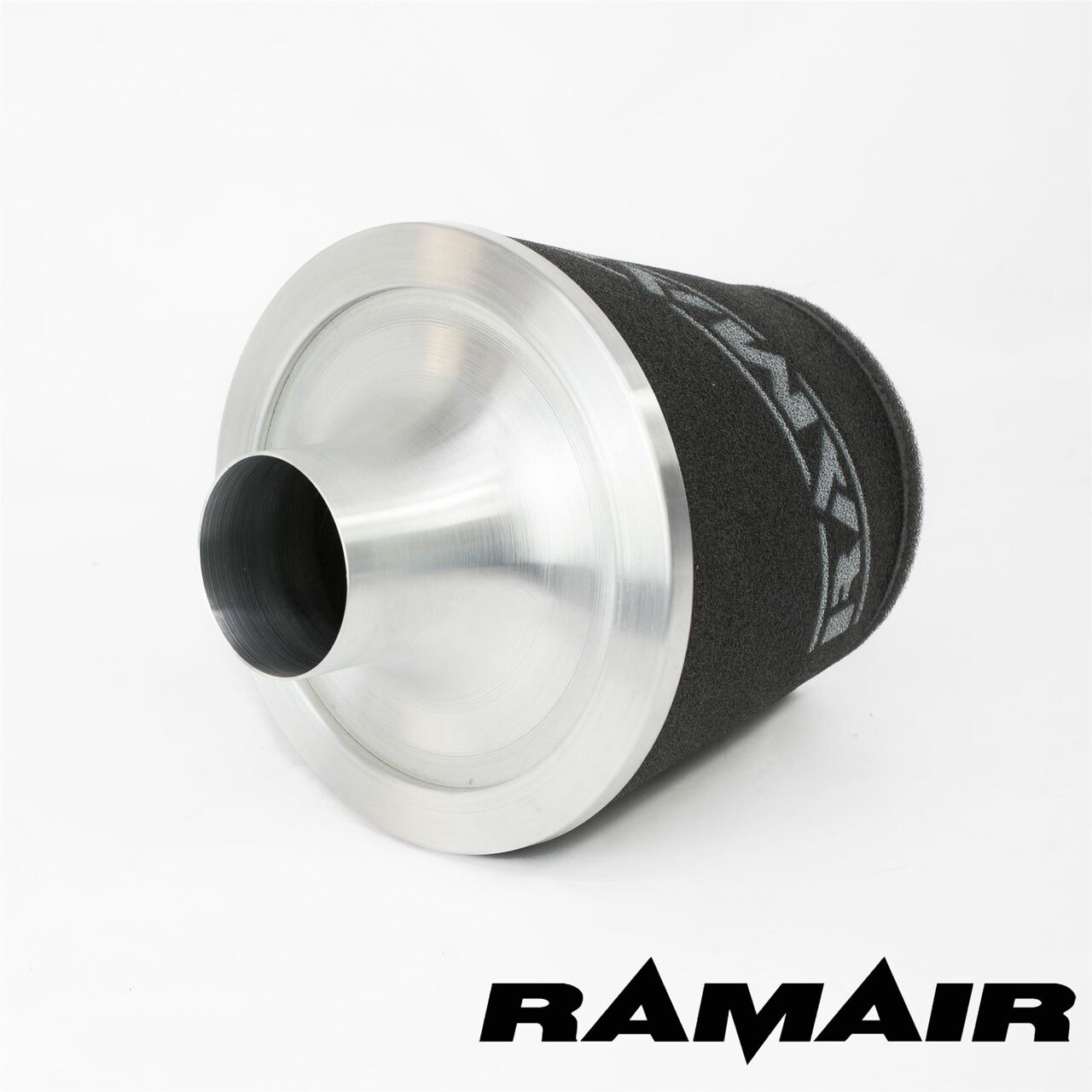 JS-070-SL - 70mm OD Neck - Silver Large Aluminium Base Cone Filter - Universal