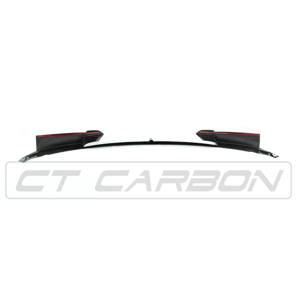 BMW 3 Series F30 F31 Front Lip Spoiler Splitter – Gloss Piano Black ABS, M Performance/M Sport Style Front Bumper Lip Chin Spoiler 2013-2019 Saloon/Touring – Blak by CT Carbon