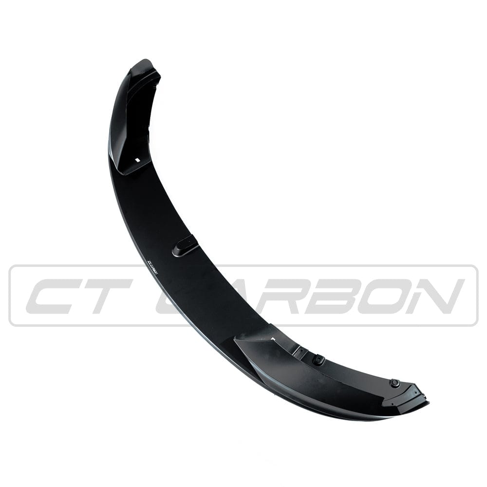 BMW 4 Series F32 F33 F36 (F3x) 2013-2020 Front Lip Spoiler / Splitter - M Performance / MP Style - Satin Matte Black Front Bumper Lip Chin Spoiler Valance Extension for Coupe, Convertible & Gran Coupe