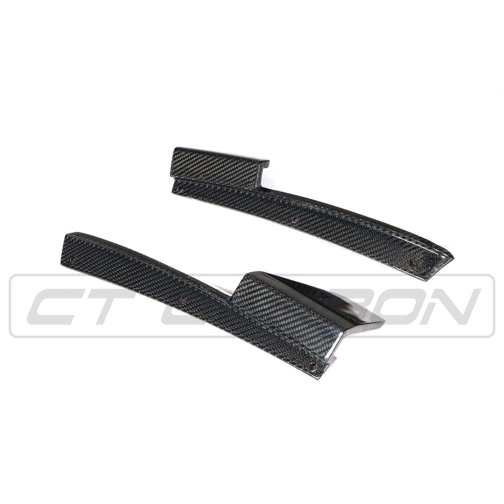 BMW X3 G01 2017-2021 Genuine Carbon Fibre (Fiber) Rear Corner Spats | Rear Bumper Corner/Side Splitters & Extensions | Valance Corner Trims/Canards | Diffuser Corner Covers – CT Carbon