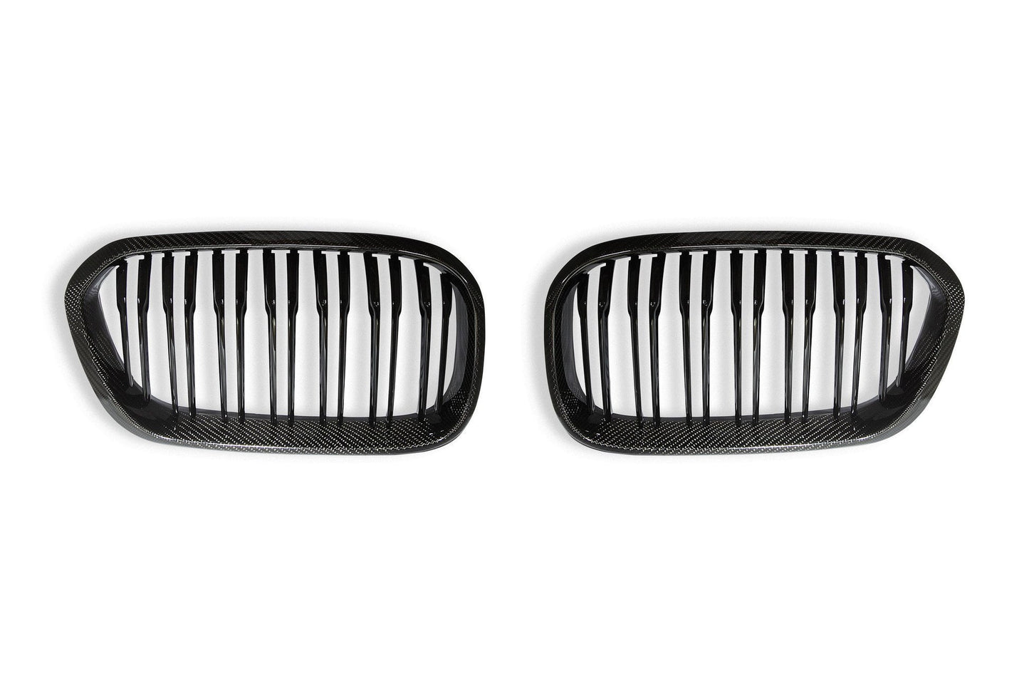 AUTOID BMW F20 F21 LCI Carbon Fibre Double Slat Kidney Grilles (Inc. 114i, 116i, 118i & 125i)