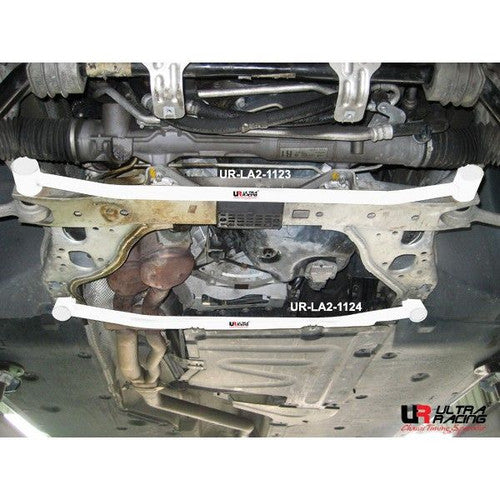 Ultra Racing Front Subframe Brace / Lower Arm Bar / Lower Tie Bar – BMW 1 Series E81 E87 120i 130i (2004-2011) Underbody Chassis Brace Handling Upgrade