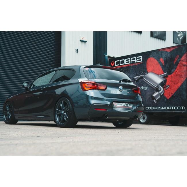 BMW M140i F20/F21 B58 Mid Pipe Centre Section - Resonator/Res Delete, Middle Box Delete, GPF/PPF Delete - Non-Resonated Straight Pipe (Cat to Back Box) 3" 76mm Performance Exhaust Upgrade - Cobra Sport