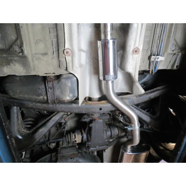 BMW Z3 1.9i M44 (M44B19) Cat-Back/Catback Performance Sports Exhaust by Cobra Sport - E36/7 Roadster Back Box & Centre Section, 57mm (2.25in) Pipework, TP67 120x80 Oval Tip, Bolt-On Upgrade