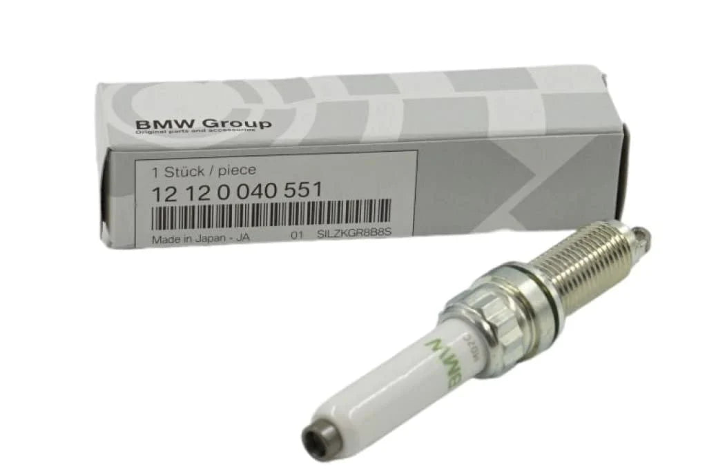 Genuine BMW & MINI OEM Spark Plug Ignition Plug 12120040551 for B38 B46 B48 B58 Turbo Petrol - Fits 1 2 3 4 5 6 7 Series 116i 118i 120i 125i
