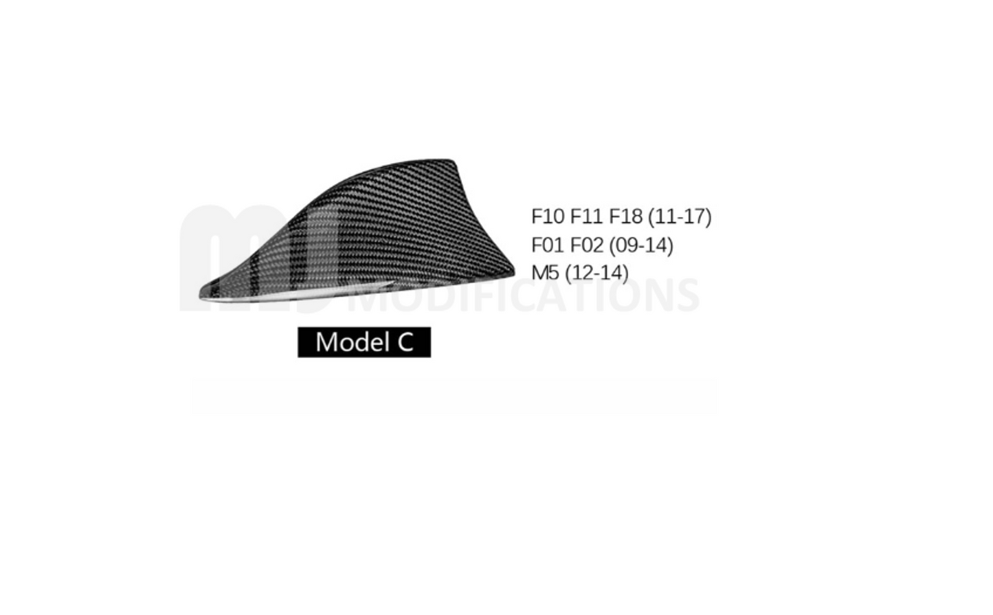 BMW Real Carbon Shark Fin Ariel