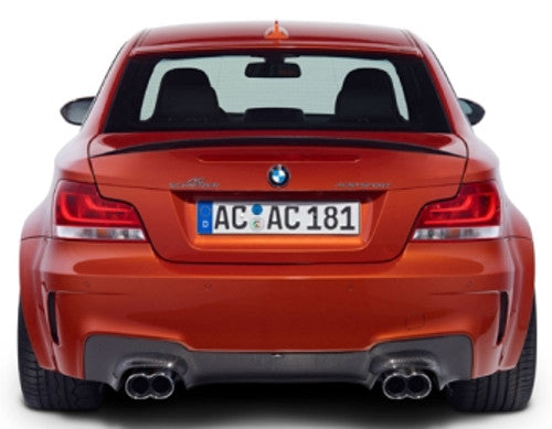 AC Schnitzer Carbon Fibre Rear Diffuser/Rear Lower Valance for BMW 1M E82 1 Series M Coupe - Carbon Fiber Bumper Insert, Twin/Dual Exit Exhaust Surround, Rear Undertray, Rear Bumper Trim - Genuine ACS BMW E82 1M Aero