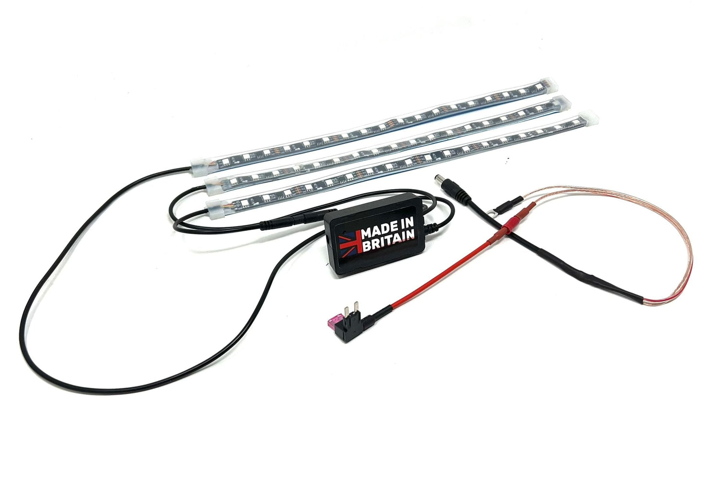 Chaser Edition Bluetooth RGB Footwell Strip Kit β MK4 Focus Interior LED Upgrade