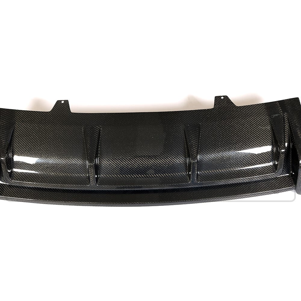 Audi A5 S-Line & S5 (B9 2017-2021) Carbon Fibre Rear Diffuser | Valance | Splitter | Lip - CT Carbon Gloss Rear Bumper Insert/Lower Spoiler/Apron Undertray Trim