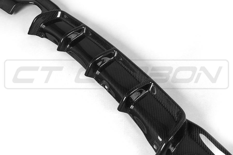 BMW F30/F31 3 SERIES CARBON FIBRE DIFFUSER - MP STYLE - DUAL EXHAUST