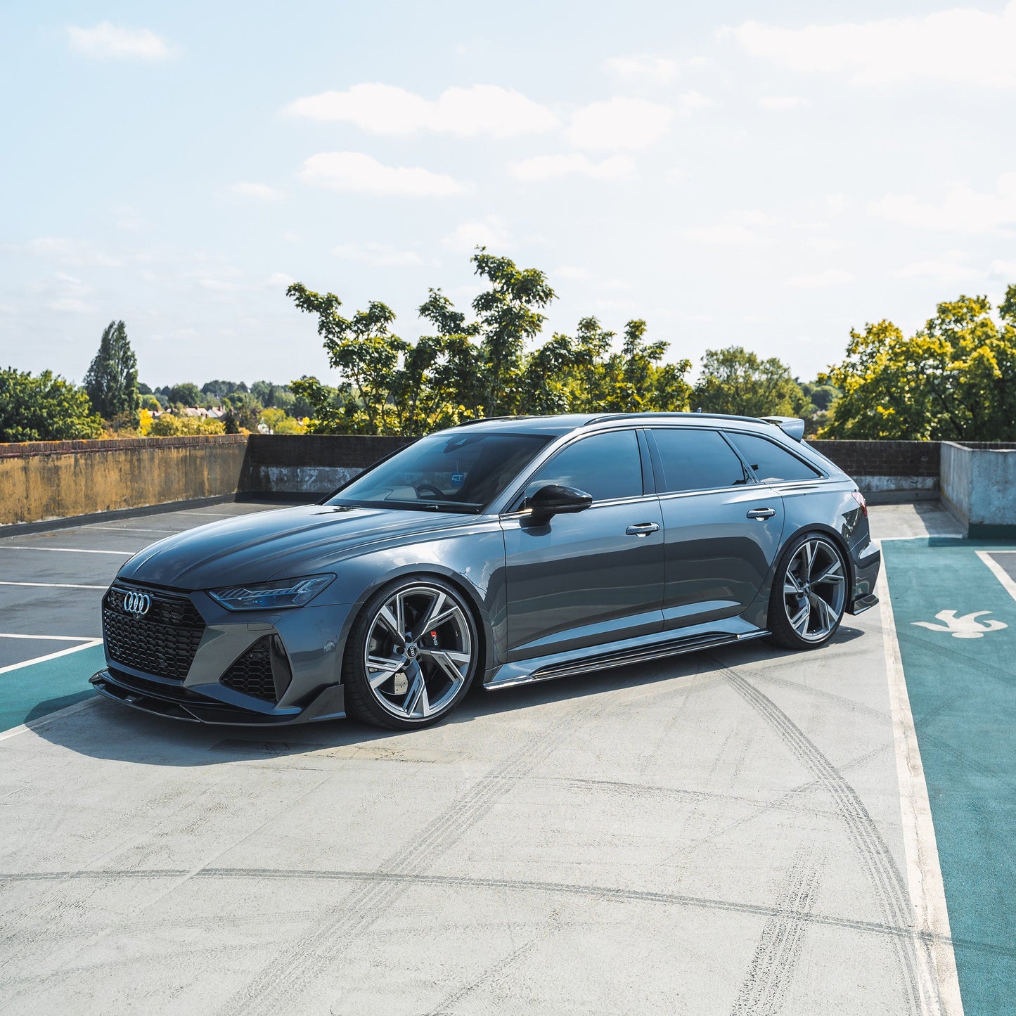 Audi RS6 Avant C8 & RS7 Sportback C8 Carbon Fibre Side Skirts / Side Skirt Extensions – Rocker Panel Sill Extensions, Side Blades, Side Splitters, Aero Ground Effects Body Kit | CT Design 2019+