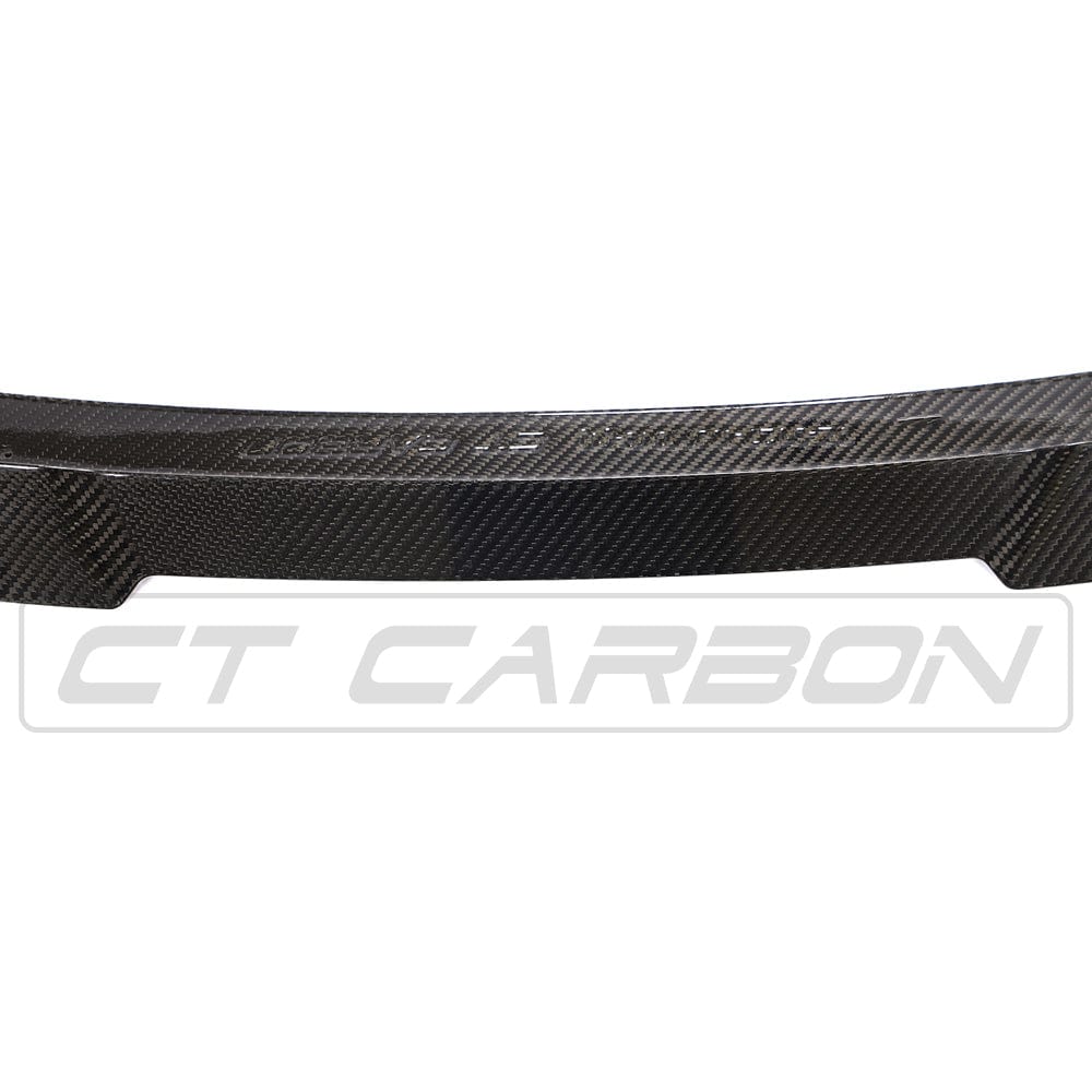 CT Style (CT Design) Carbon Fibre (Carbon Fiber) Rear Lip Spoiler for BMW G80 M3 (2021+) & G20 3 Series (2018+) - Pre-Preg Dry Carbon Trunk/Boot Lip Wing, OEM+ Fitment, Sedan/Saloon Tail Spoiler Upgrade