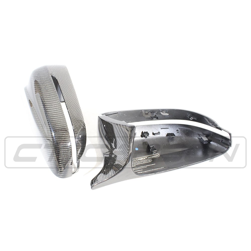 BMW G20 G21 G22 G23 G26 G30 G31 G42 Carbon Fibre Wing Mirror Caps – Side/Door Mirror Shell Replacements OEM-Style – 2/3/4/5 Series RHD UK (excl M240i) CT Carbon