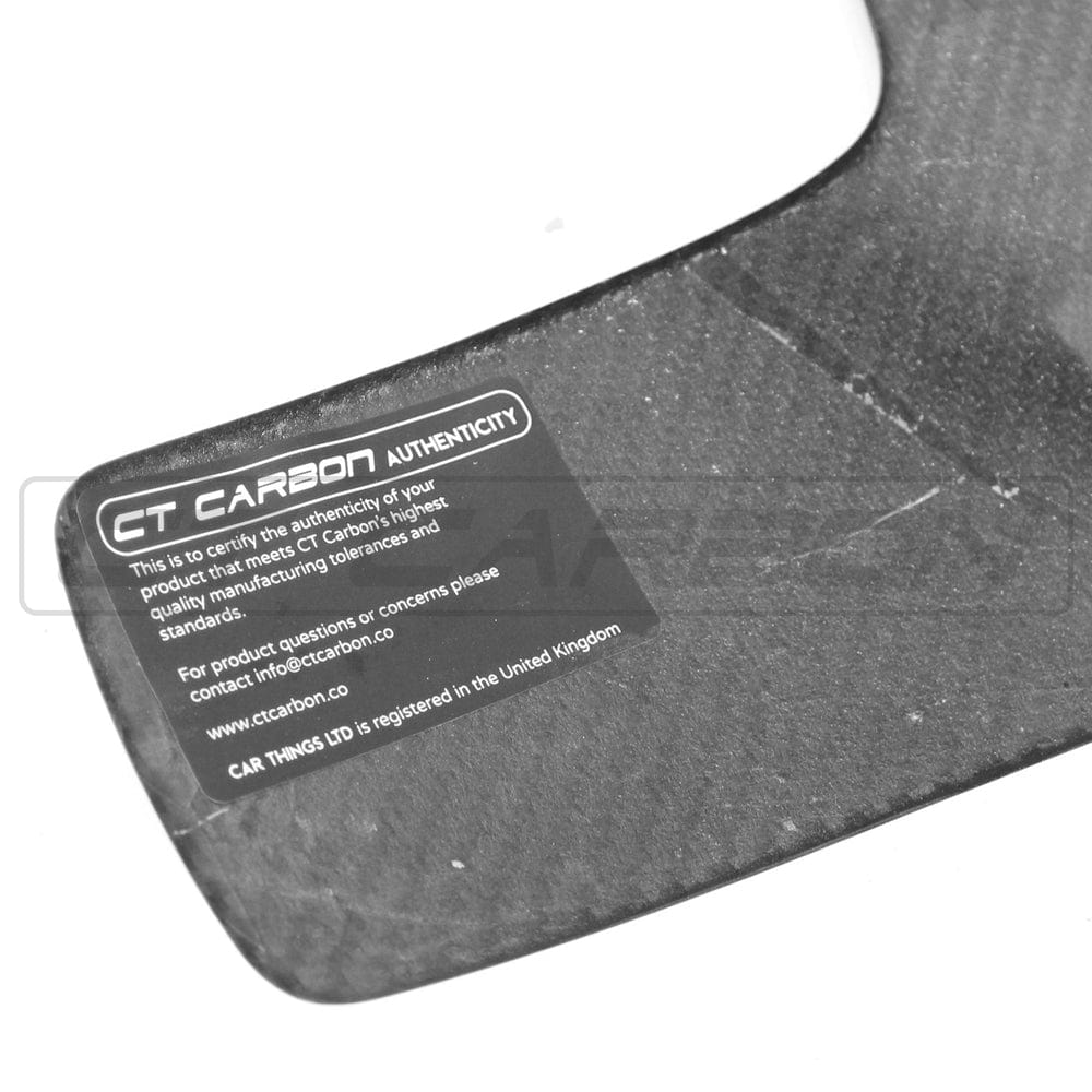 BMW Carbon Fibre/Fiber Seat Back Covers - Dry Prepreg Carbon Backrest Shell Overlays for G80 G81 G82 G83 M3/M4, F90 M5, F97 X3M, F98 X4M, F91 F92 F93 M8, G42 2 Series, G87 M2 | Gloss Interior Trim by CT Carbon
