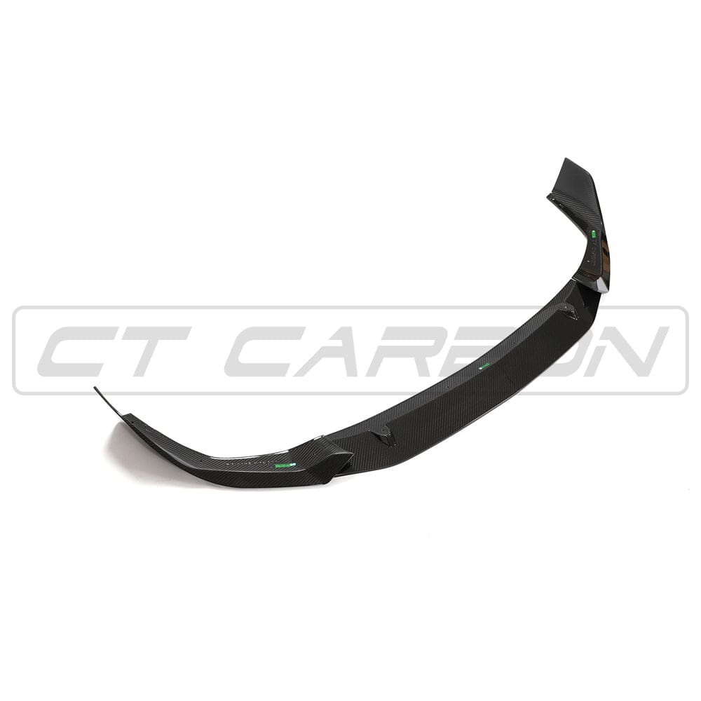 BMW 1 Series F40 Front Lip Spoiler Splitter (2019+) – CT Design Pre-Preg Carbon Fibre/Carbon Fiber Front Bumper Lip Aero Valance Extension | OEM+ Styling Body Kit Upgrade