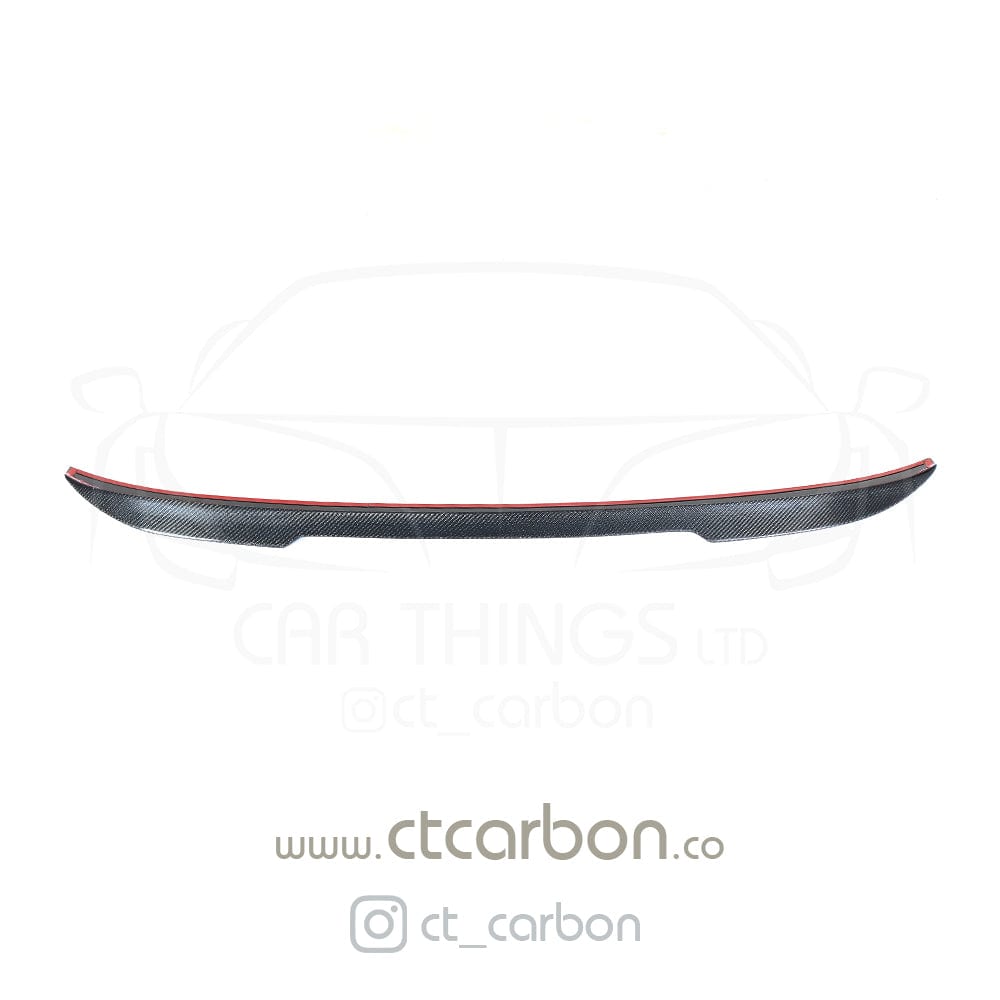BMW 5 Series G30 (2017-2023) & M5 F90 (2017-2023) Carbon Fibre Rear Boot/Trunk Lip Spoiler - CS Club Sport M Performance Style Gloss Carbon Decklid Wing - CT Carbon OEM+ Saloon/Sedan