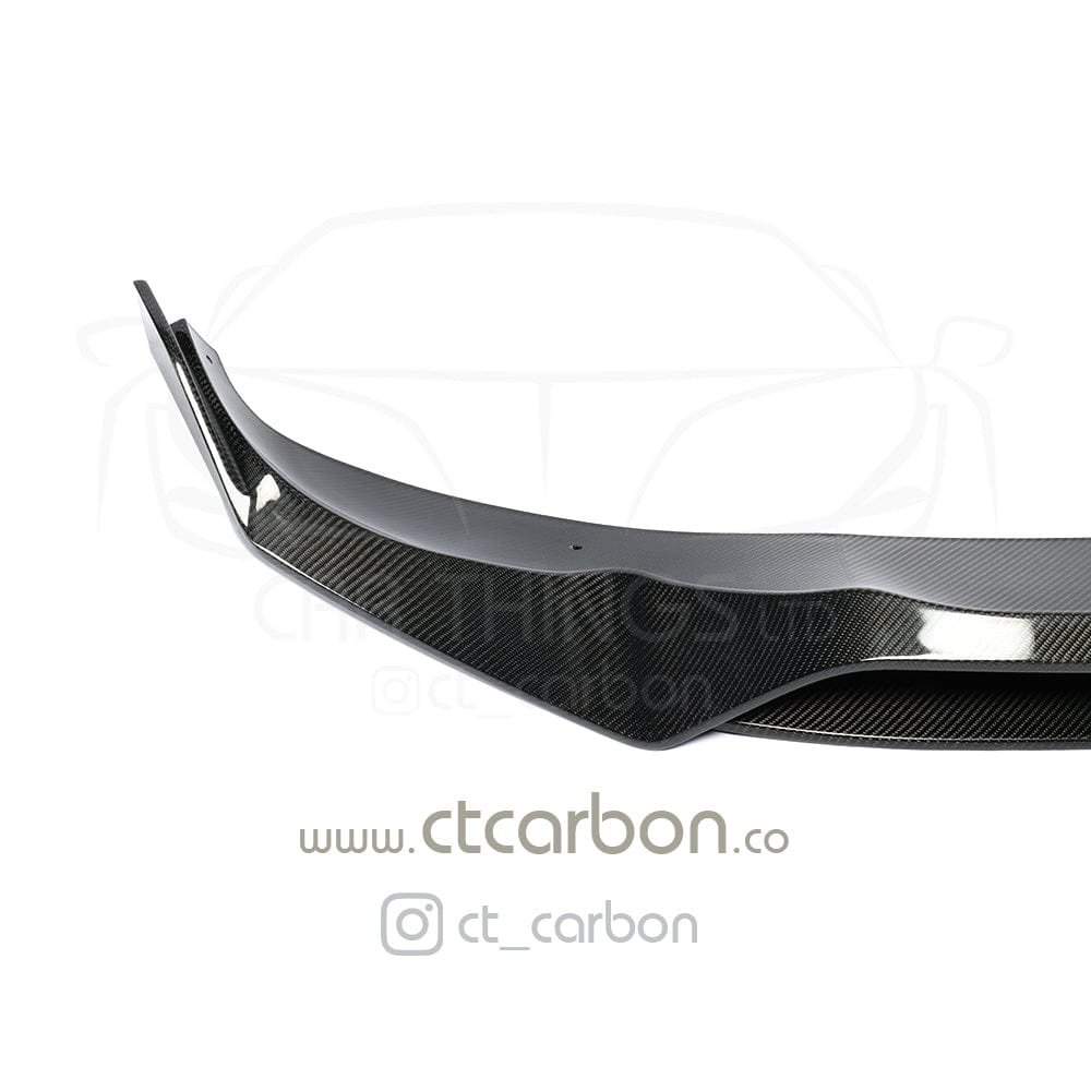 BMW X5 G05 Front Lip Spoiler/Splitter - Gloss Real Carbon Fibre (Carbon Fiber) Chin Spoiler, Bumper Lip, Air Dam, Front