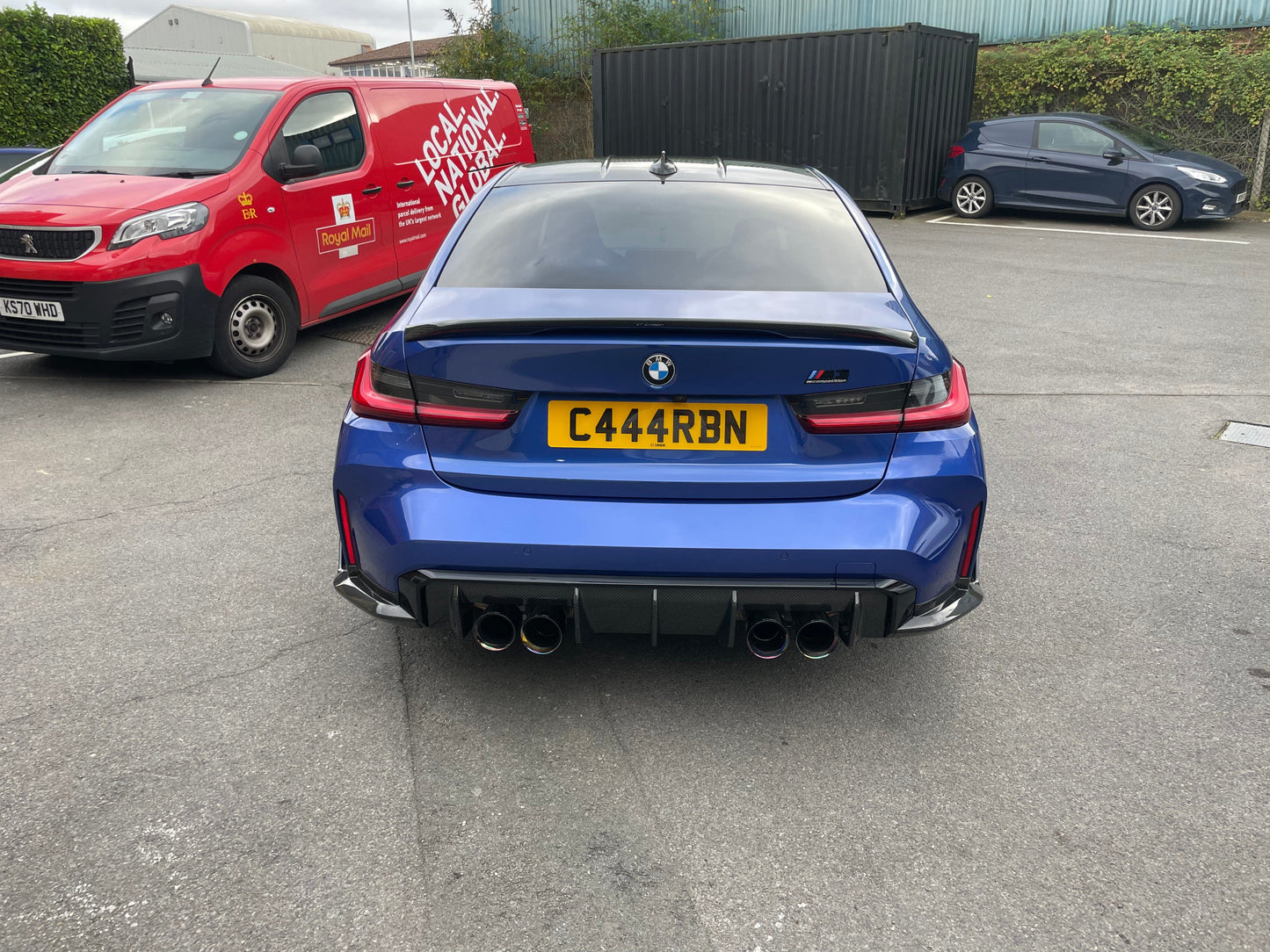 BMW G20 3 Series 2018+ / G80 M3 2021+ Carbon Fibre/Carbon Fiber Rear Lip Spoiler - OEM & M Performance Style Boot/Trunk Lip Decklid - Gloss 2x2 Twill Pre-Preg - CT Carbon