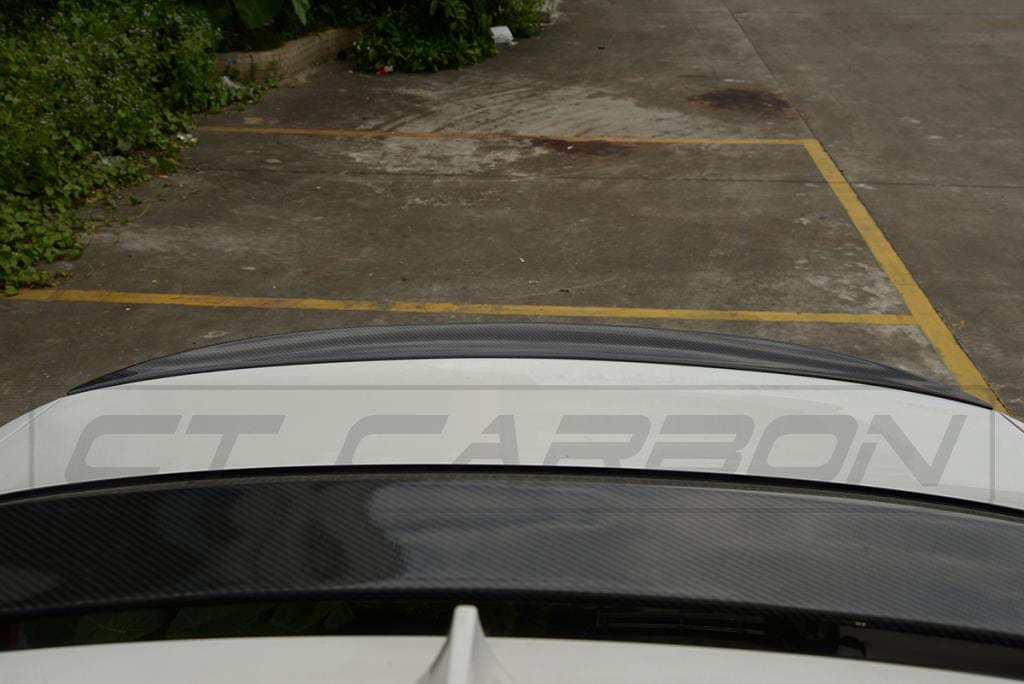 BMW F10 M5 & 5 Series (2010-2016) Carbon Fibre Trunk/Boot Lip Spoiler - M Performance (MP) Style Rear Decklid Wing | Sedan/Saloon | CT Carbon OEM+ Bootlid Extension