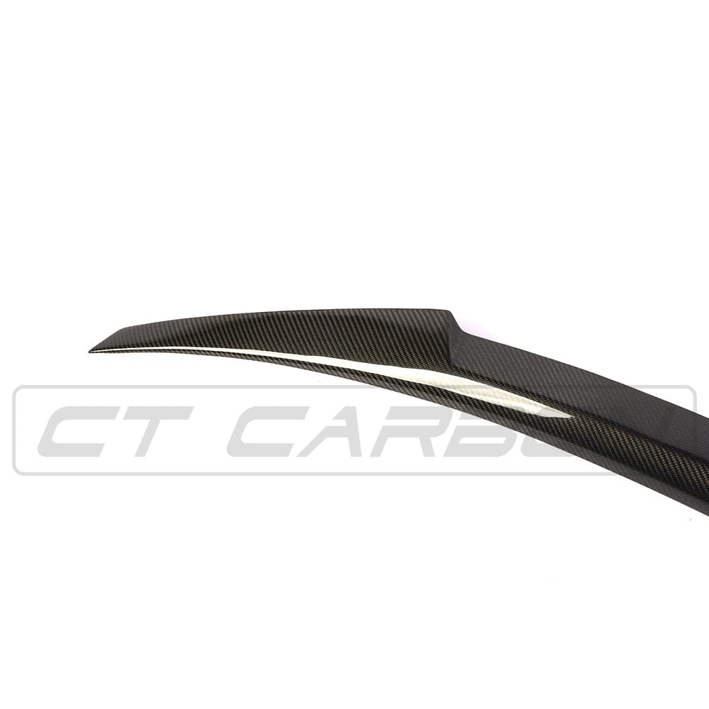 BMW F36 4 Series Gran Coupe 2013–2020 Carbon Fibre/Carbon Fiber Rear Spoiler – M4 Style Boot Lip/Boot Lid Spoiler, Trunk Lip Tailgate Wing | M Performance Gloss Carbon | OEM+ Fit (LCI)