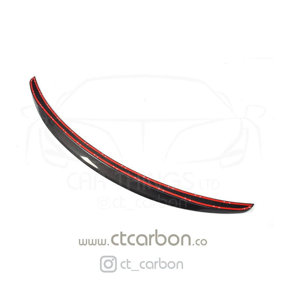 CT Carbon BMW M2/M2C M2 Competition F87 & 2 Series F22 F23 Carbon Fibre (Fiber) Boot/Trunk Lip Spoiler, M Performance MP Style Rear Wing Decklid/Tailgate Lip, 2014–2021 Coupe/Convertible, OEM+ Bootlid Rear Spoiler