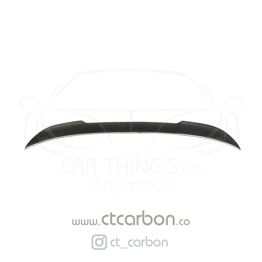 CT Carbon CS Style Rear Boot/Trunk Lip Spoiler for BMW F80 M3 (2014-2020) & F30 3 Series Sedan/Saloon (2011-2019) - Carbon Fibre CFRP Decklid/Bootlid Lip, Rear Boot Spoiler | OEM+ M Performance Look