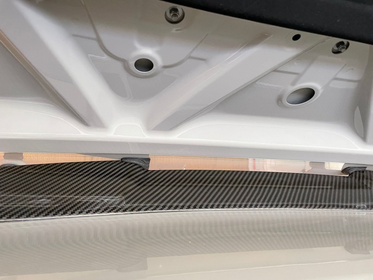 BMW M4 G83 & 4 Series G23 (G-Series) Convertible/Cabriolet Carbon Fibre/Fiber Rear Lip Spoiler - Gloss Prepreg Boot/Trunk Lip OEM+ M-Style | CT Design 2021+