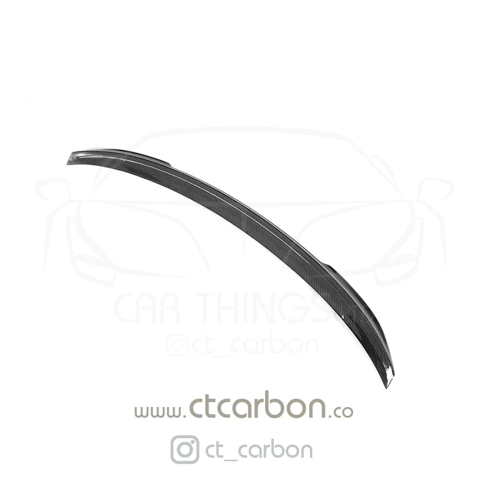 BMW M4 F82 CS Style Carbon Fibre/Carbon Fiber Rear Wing Lip Spoiler – Bootlid Boot Lip / Trunk Tail Spoiler – Coupe 2014–2020 incl. Competition – CT Carbon OEM+