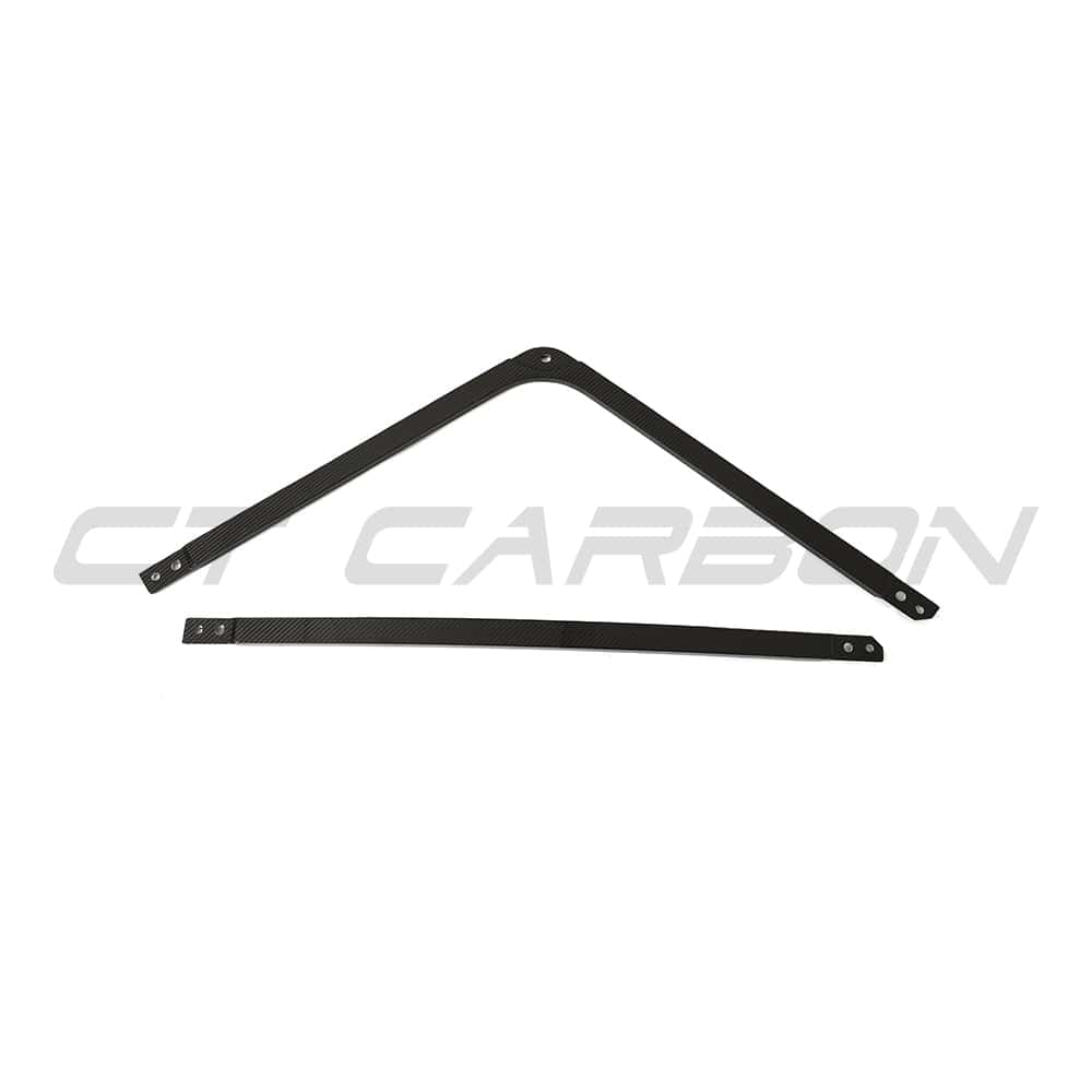 CT Carbon Prepreg Carbon Fibre/Fiber Front Upper Strut Brace/Bar for BMW M2 M3 M4 G-Series (G87 G80 G81 G82 G83, S58) - Tower Brace Shock Tower Cross Brace Engine Bay Under Bonnet OEM+ Direct Fit