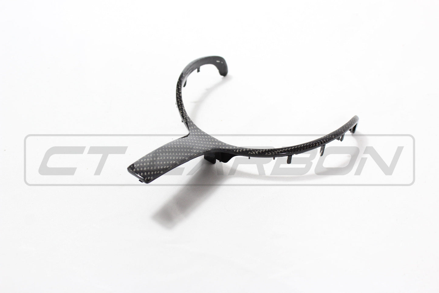 CT Carbon BMW F-Series M Sport Replacement Steering Wheel Centre/Center Trim - Real Carbon Fibre Insert/Spoke Cover/Bezel/Garnish, M Performance Style OEM+ - Fits F10 F20 F21 F22 F23 F30 F31 F32 F33 F15 F16 (2012-2019) 1 2 3 4 Series X5 X6