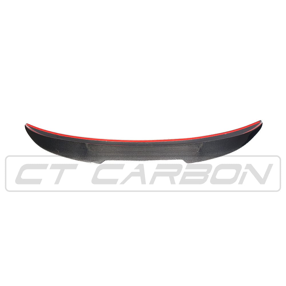 BMW E90 M3 & 3 Series Saloon/Sedan Carbon Fibre Boot Lid Lip Spoiler - Trunk Lip Ducktail Rear Wing PS Style (2008-2013) by CT Carbon, Performance Rear Lip, M Sport OE Style Fit