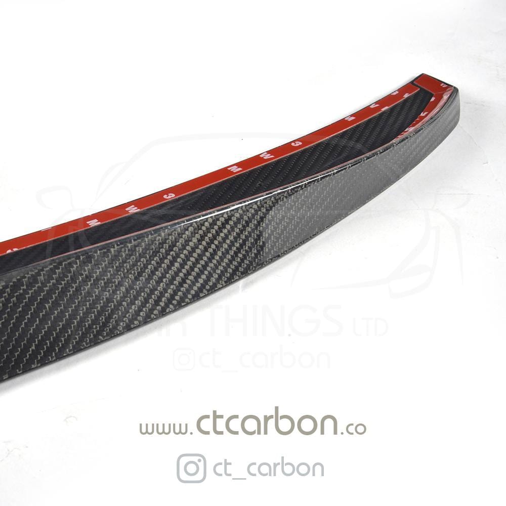 CT Carbon BMW M5 F90 & 5 Series G30 Carbon Fibre/Carbon Fiber Boot/Trunk Lip Spoiler – M4 F82 Style Ducktail, High Gloss