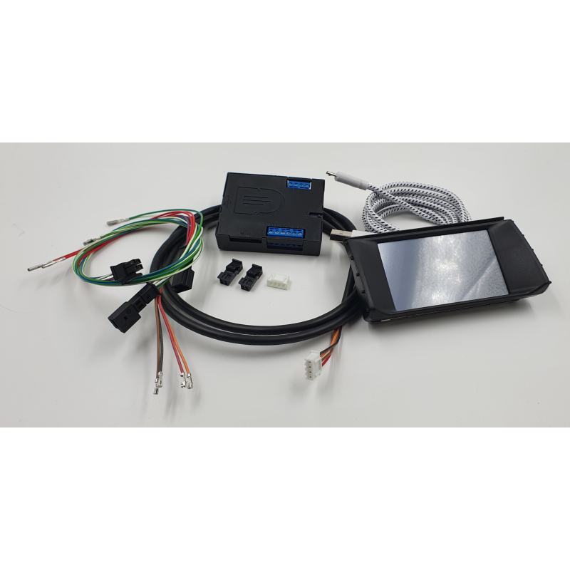 AK-Motion BMW 5 Series F10/F11 Vent-Mount 3.2" Touchscreen Data Display – Digital Gauge, Boost & Performance Monitor (2009-2016) Fits 535i, 550i, M550d xDrive, M5 – Live OBD2 Data, Timers, OEM-Style