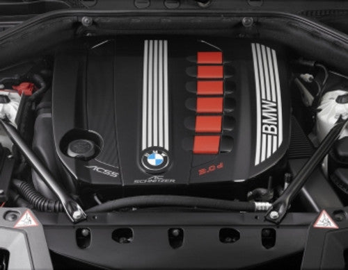 Genuine AC Schnitzer ACS Engine Cover & Engine Bay Top Shroud for BMW 5 Series F10 F11 (2010-2017, Saloon/Sedan & Touring/Estate) - Under-Bonnet / Underhood Dress-Up Panel, OEM+ Motor Cover