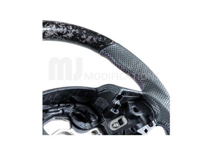Forged Carbon Leather Steering Wheel For BMW