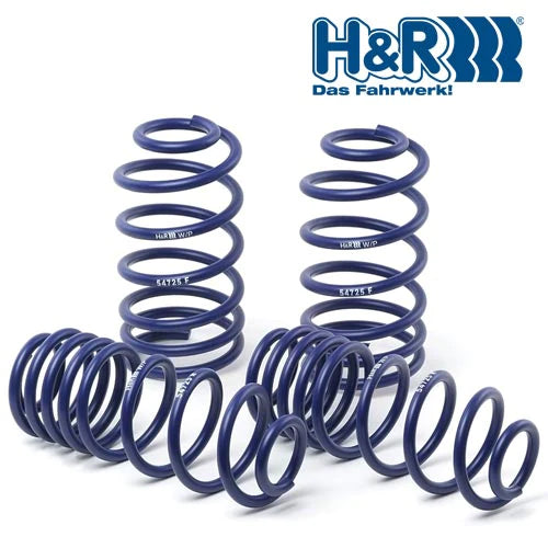 H&R (H and R) Sport Lowering/Drop Springs Kit for BMW M3 F80 Saloon/Sedan 2014-2018 (Competition & CS) - 30mm Front & Rear Drop - TUV Approved Performance Suspension Coil Spring Set - EDC/OE Shock Compatible