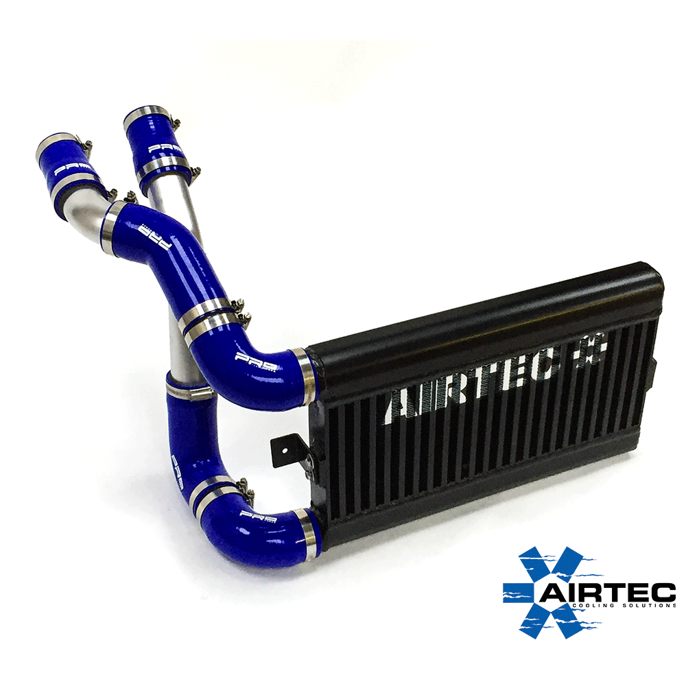 AIRTEC Motorsport Pro-Series 50mm Front Mount Intercooler FMIC Upgrade Kit for Ford Fiesta Mk7/Mk7.5 1.6 TDCi Duratorq Diesel (2008-2017) - Uprated Charge Air Cooler/Performance Turbo Cooler, Single-Pass Vertical Core - Pre-Facelift & Facelift