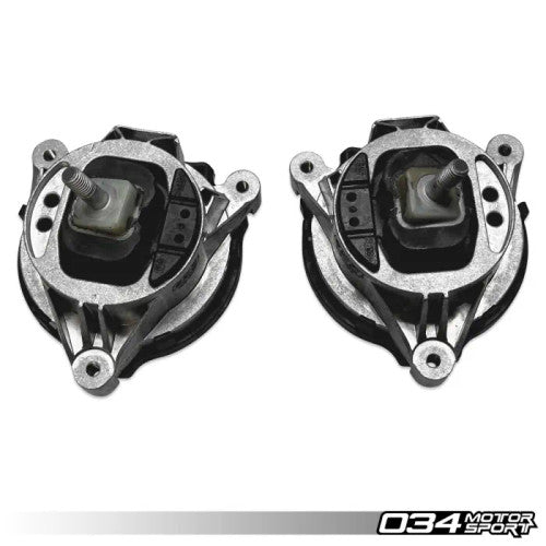 034Motorsport Street Density Engine/Motor Mount Kit 60A Upgrade - BMW F20 F21 F22 F23 1/2 Series, F30 F31 F32 F33 F34 F36 3/4 Series, F87 M2, E90 E92 E93 M3 - Uprated Rubber Performance OE Replacement Set