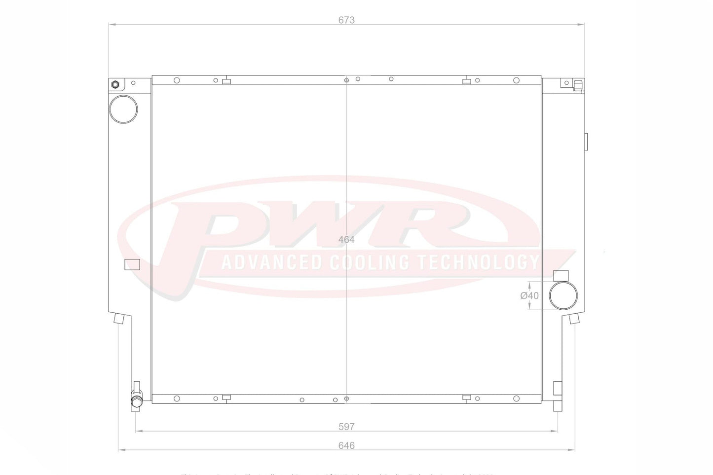 PWR 55mm Aluminium Radiator for BMW 3 Series E36 M3 6-Cylinder (1992-1999) | High-Performance Direct-Fit Cooling Upgrade