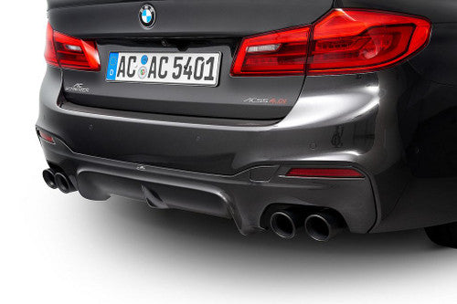 AC Schnitzer Boot Lip & Rear Bumper Top Protector for BMW 5 Series G30/G31 2017-2023 (Saloon M Sport & Touring Estate) – Matt Black Vinyl Load Sill/Trunk Edge Guard, Tailgate Threshold Protection Strip, OEM-Style