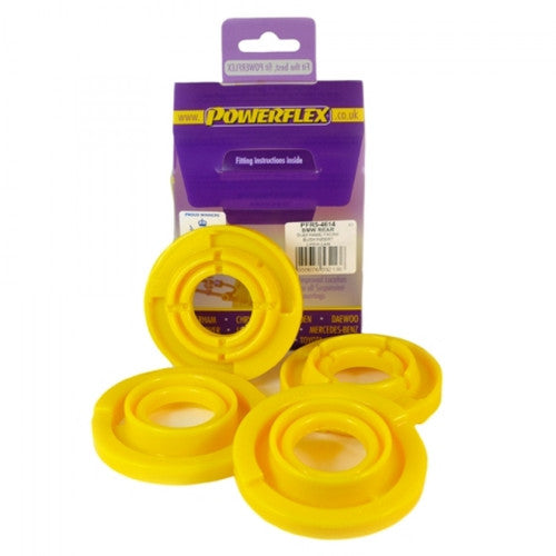 Powerflex PFR5-4614 Rear Subframe/Rear Axle Carrier Front Mount Bush/Bushing Inserts (Pair) - Polyurethane Void Filler - BMW E46 3 Series xi/xd AWD 4x4, X3 E83 xDrive, Z4 E85/E86 Suspension Upgrade