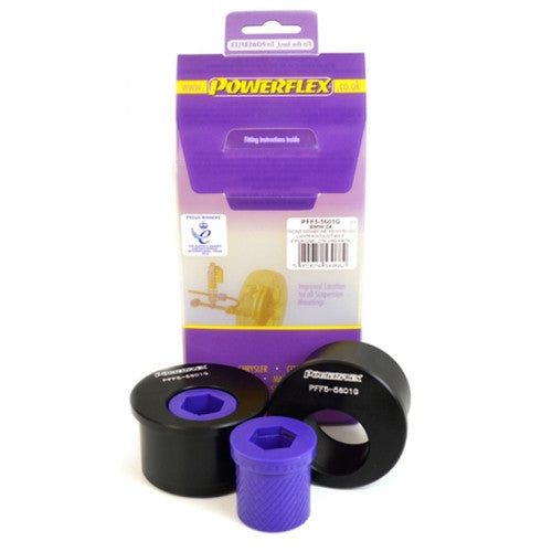 Powerflex PFF5-5601G Polyurethane Front Control Arm Rear Bushing (FCAB) - Caster/Castor Offset 66mm - BMW 3 Series E46 incl Touring & BMW Z4 - Wishbone/Lollipop Suspension Bush Pair - Replaces OE 31126783376 - Front Lower Arm Rear Mount