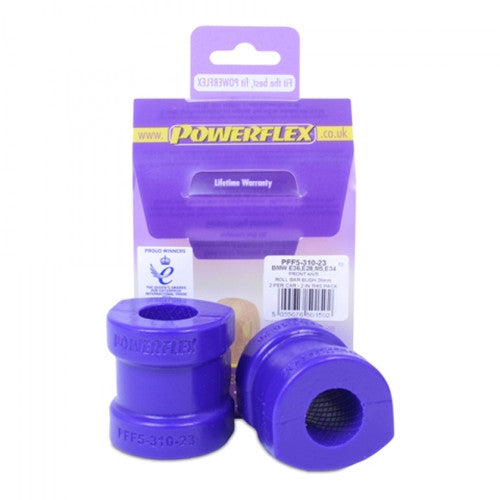 Powerflex Front Anti Roll/Stabiliser/Sway Bar Bushes 23mm for BMW Z3 1994-2002 | Polyurethane ARB Mount Bushing Kit | PFF5-310-23 | Replaces 31351135805 | Fits E36/7 E36/8 Roadster & Coupe