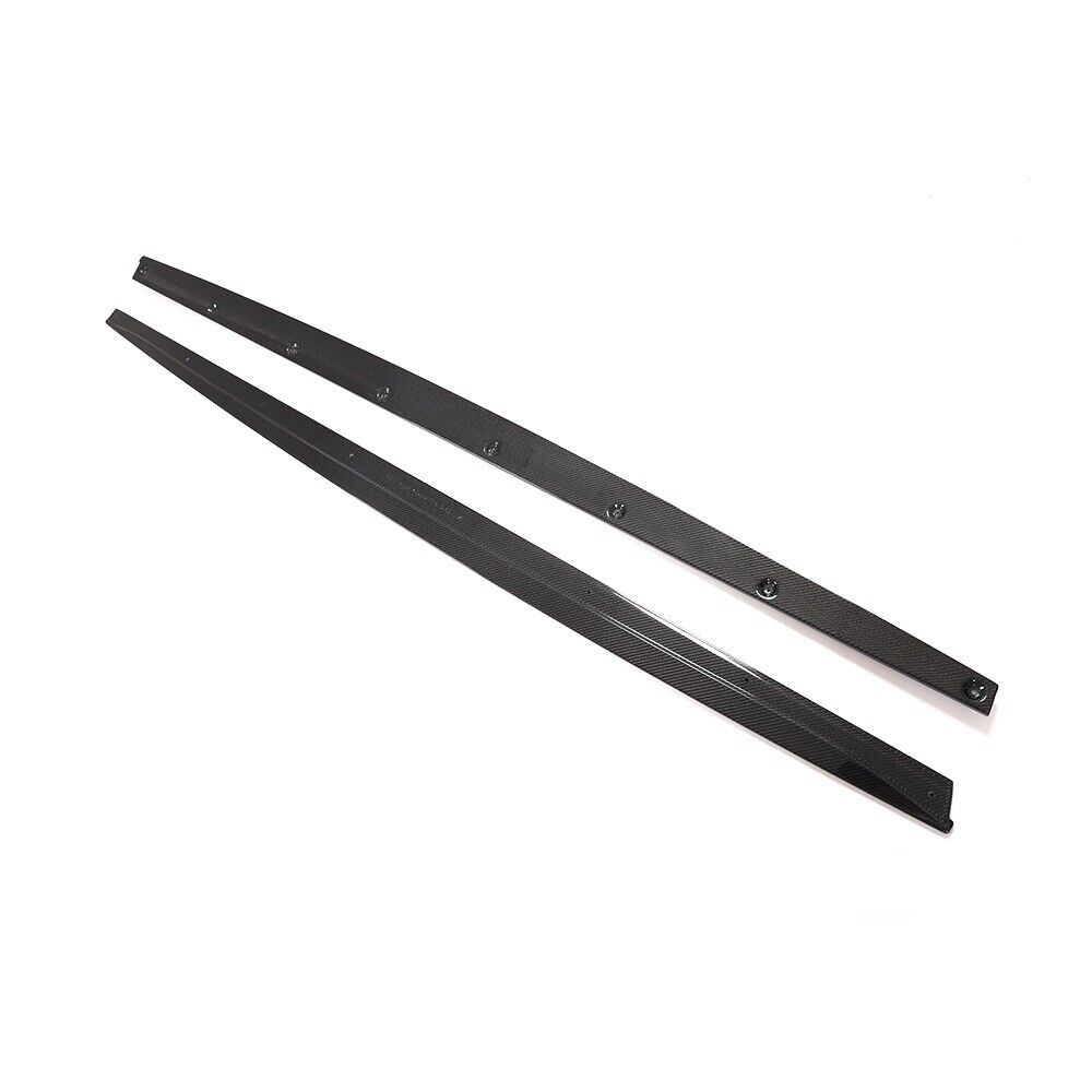 BMW M3 F80 & M4 F82/F83 Carbon Fibre Side Skirts – M Performance Style Side Skirt Extensions, Splitters & Rocker Panel Sill Blades (Pair) | CFRP | UK Stock, Free 2‑Day Delivery