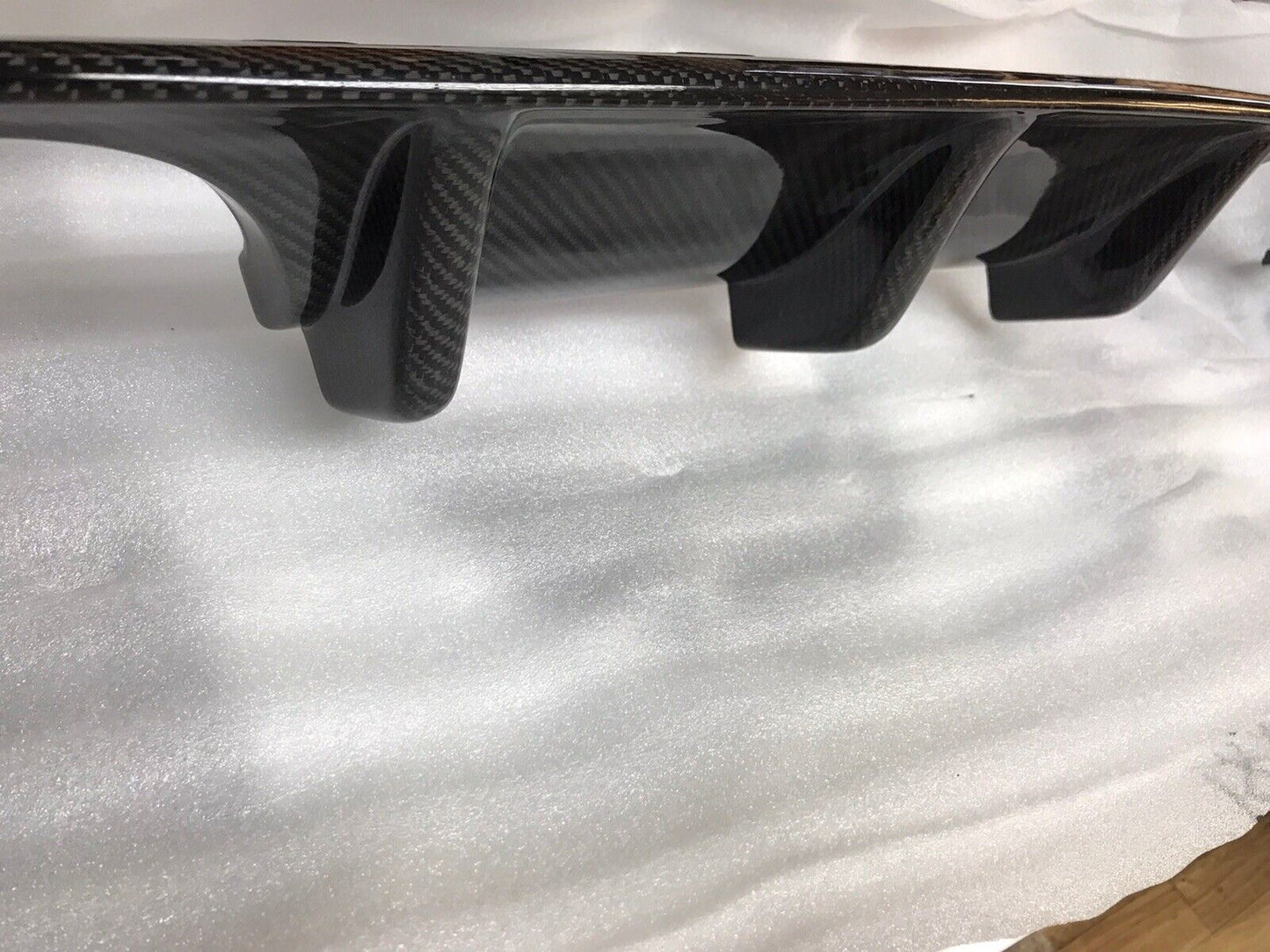 BMW M3/M4 F80 F82 F83 Carbon Rear Diffuser Valance Insert - Gloss Real Carbon Fibre/Fiber | M Performance Style F8x | Rear Bumper Splitter/Apron Lip Lower Bumper Trim | OEM+ Fit | Rear Undertray | UK Stock & Free 2-Day Shipping