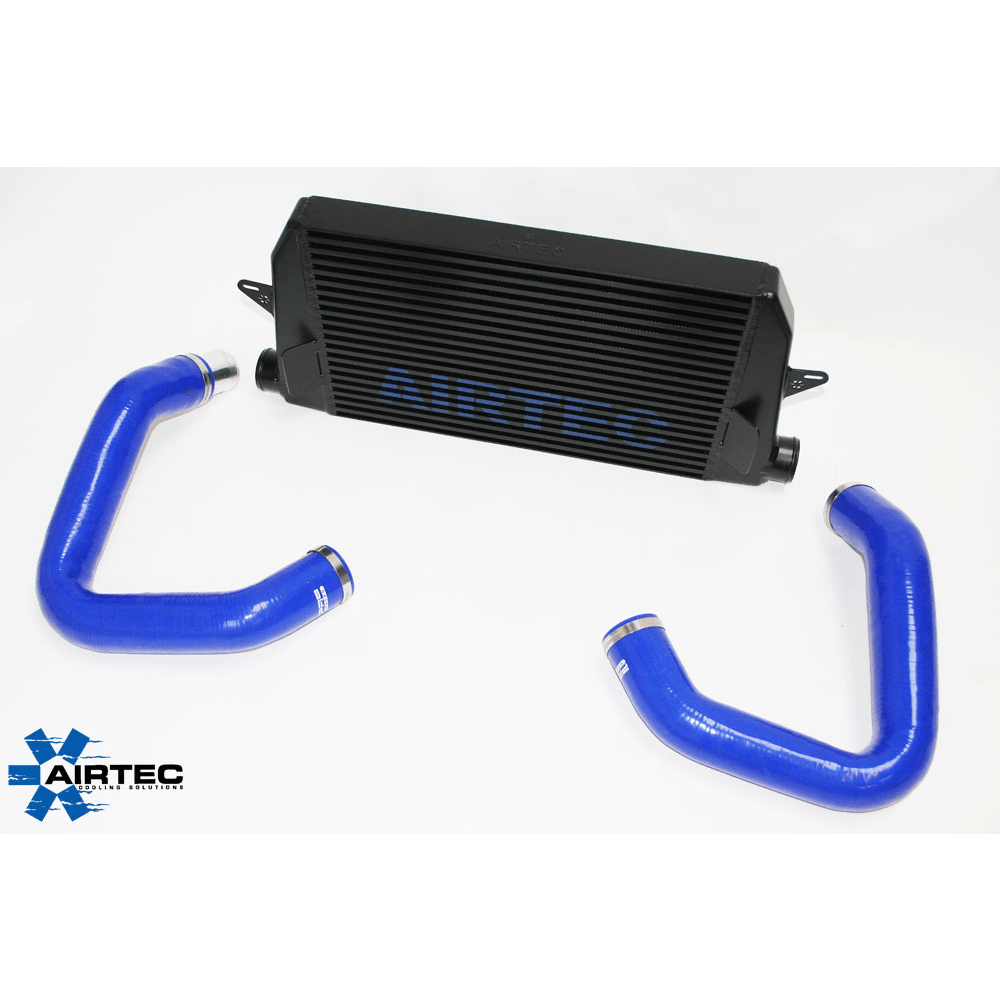 AIRTEC Front Mount Intercooler FMIC Upgrade Kit for Audi S3 8L 1.8T Quattro - Uprated Charge Air Cooler, 60mm Single-Pass Core, Cast End Tanks, Direct-Fit Bolt-On, Pro-Series Black or Silver, Silicone Hose Set, SMIC Delete, Heat Soak Fix