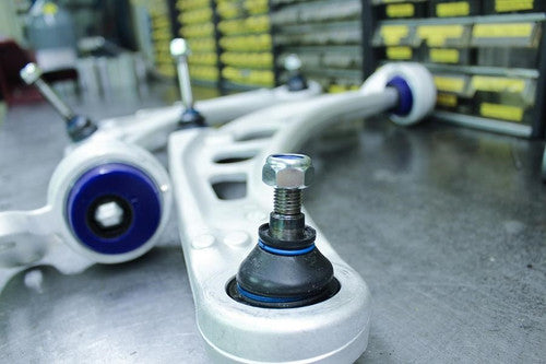 SuperPro Alloy Front Lower Control Arms & Wishbone Kit, Caster Correction, Polyurethane Bushes, HD Ball Joints – BMW Z4 E85/E86 & 3 Series E46 Fast Road/Track Upgrade – ALOY0046XK