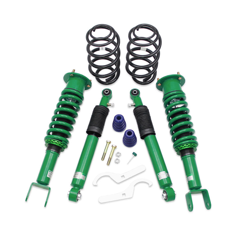 TEIN Street Advance Z Coilovers for VW Golf Mk4 (1J) 5dr/5 Door 1999-2005 – Height & Damping Adjustable Suspension Kit – Lowering Coilover Shock Absorber Struts for Volkswagen Golf IV / MkIV / Golf 4 Hatchback