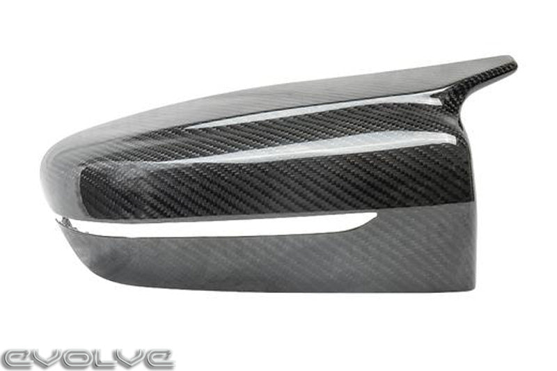 TRE Pre-Preg Dry Carbon Fibre Performance Wing Mirror Covers/Caps (OEM-Style Replacement) for BMW G-Series: G42 2 Series, G20 G21 3 Series, G22 G23 G26 4 Series, G30 G31 5 Series, G32 6 Series GT, G15 G16 8 Series - 2x2 Twill Pair - UK