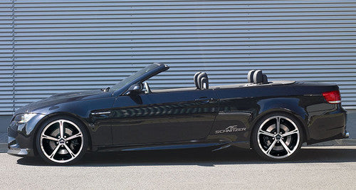 Set of 4 AC Schnitzer Type IV (Type 4) 19 Inch Silver Alloy Wheels Rims for BMW 6 Series E63 E64 (6er) - Staggered 19x8.5/19x9.5, 5-Spoke, Coupe & Convertible Aftermarket Upgrade